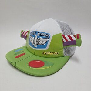 Disney Parks Toy Story Buzz Lightyear Space Ranger Baseball Mesh Cap Trucker Hat